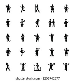 Healthy Life Glyph Icons 