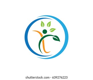 Healthy Life Logo Stock Vector (Royalty Free) 639276223 | Shutterstock