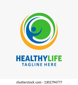Healthy life logo design