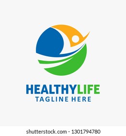 Healthy life logo design