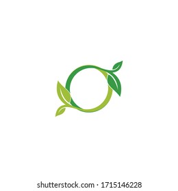 healthy life logo design. leaf icon vector