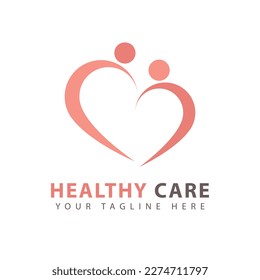 Healthy life logo design template. Active activity sign