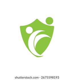 Plantilla de Vector de icono de logotipo de vida saludable