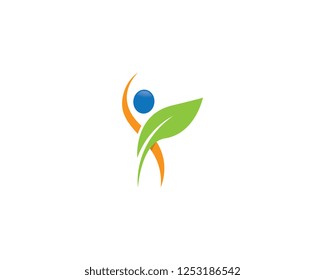 Healthy life logo template