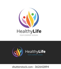 Healthy Life Logo Template