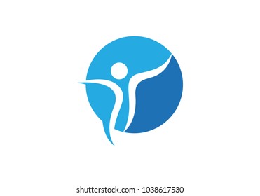 Healthy Life Logo template vector icon illustration design