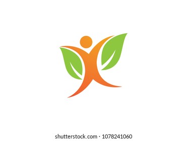 Healthy Life Logo template vector icon illustration design