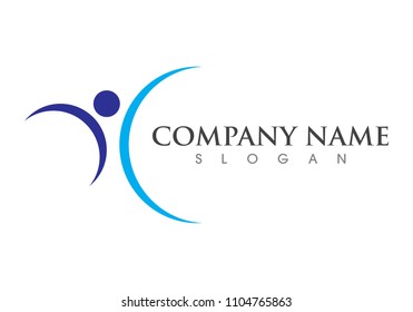 Healthy Life Logo template vector icon illustration design