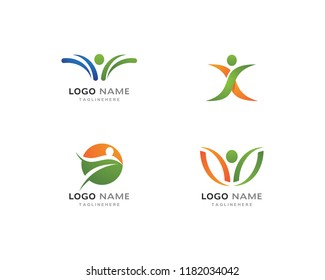 Healthy Life Logo template vector icon