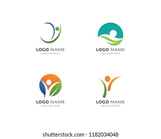 Healthy Life Logo template vector icon