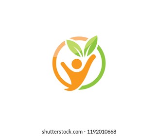 Healthy Life Logo template vector icon