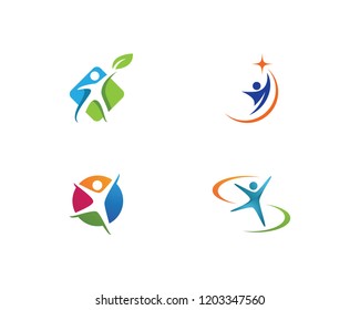 Healthy Life Logo template vector icon