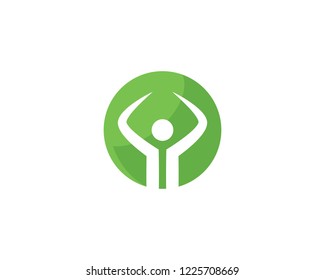 Healthy Life Logo template vector icon
