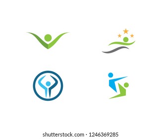 Healthy Life Logo template vector icon