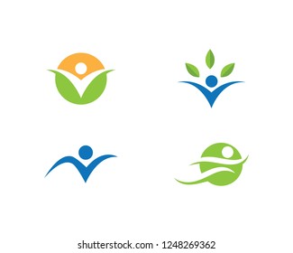 Healthy Life Logo template vector icon