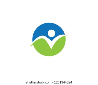 Healthy Life Logo template vector icon