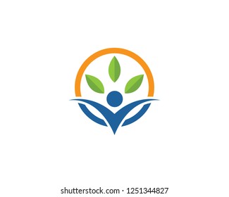 Healthy Life Logo template vector icon