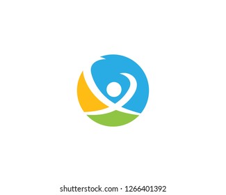 Healthy Life Logo template vector icon