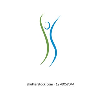 Healthy Life Logo template vector icon - Vector