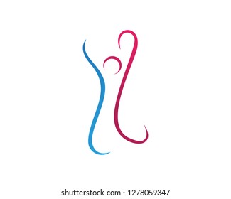 Healthy Life Logo template vector icon - Vector