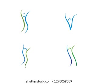 Healthy Life Logo template vector icon - Vector