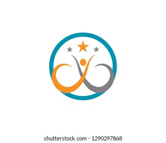 Healthy Life Logo template vector icon