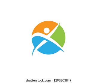 Healthy Life Logo template vector icon