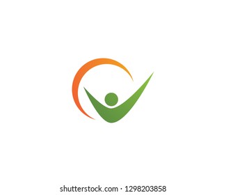 Healthy Life Logo template vector icon