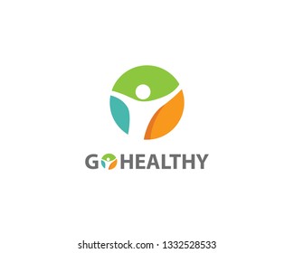 Healthy Life Logo template vector
