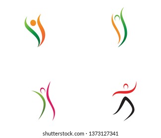 Healthy Life Logo template vector icon
