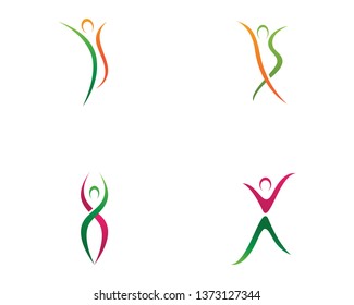 Healthy Life Logo template vector icon