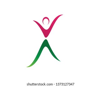 Healthy Life Logo template vector icon
