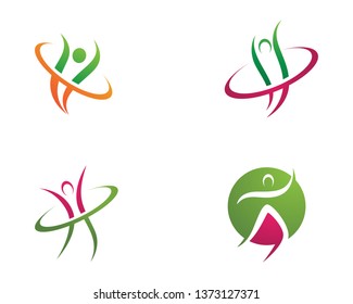 Healthy Life Logo template vector icon