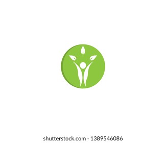 Healthy life logo template vector icon