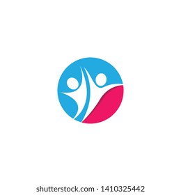 Healthy life logo template vector icon