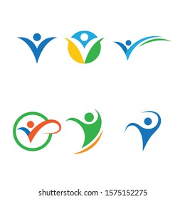 Healthy Life Logo template vector icon