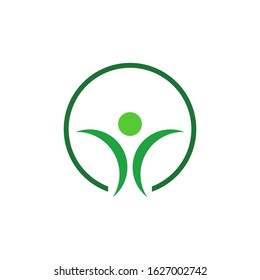 Healthy life logo template vector icon design