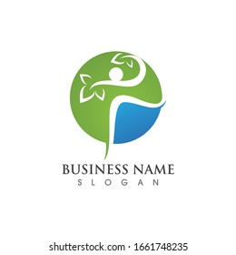 Healthy Life Logo template vector icon Vector