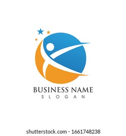 Healthy Life Logo template vector icon Vector