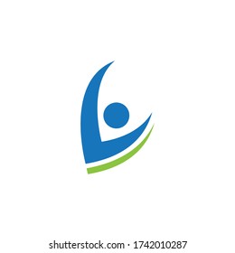 Icono vectorial de la plantilla del logotipo Healthy Life