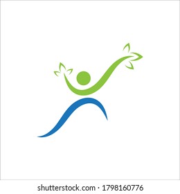 Icono vectorial de la plantilla del logotipo Healthy Life