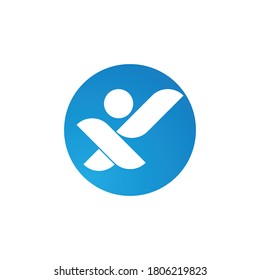 Icono vectorial de la plantilla del logotipo Healthy Life