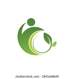 Icono vectorial de la plantilla del logotipo Healthy Life
