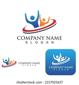 Healthy Life Logo template vector icon
