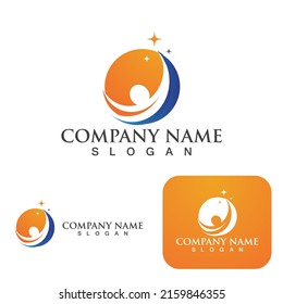Healthy Life Logo template vector icon
