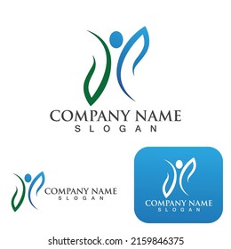 Healthy Life Logo template vector icon
