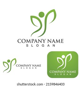 Healthy Life Logo template vector icon
