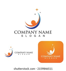 Healthy Life Logo template vector icon

