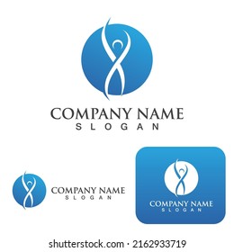 Healthy Life Logo template vector icon
