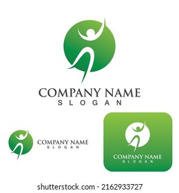 Healthy Life Logo template vector icon
